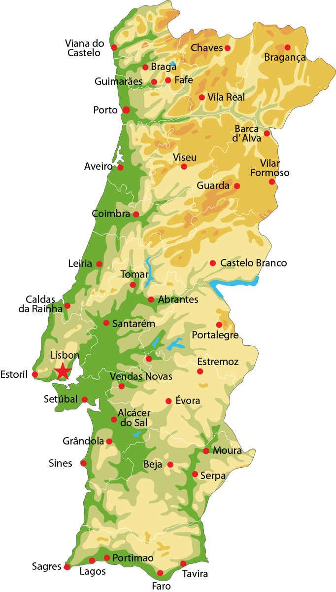 Portugal Map